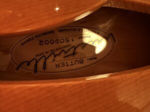 Westville Butter Semi-hollow セミアコギター ラベル
