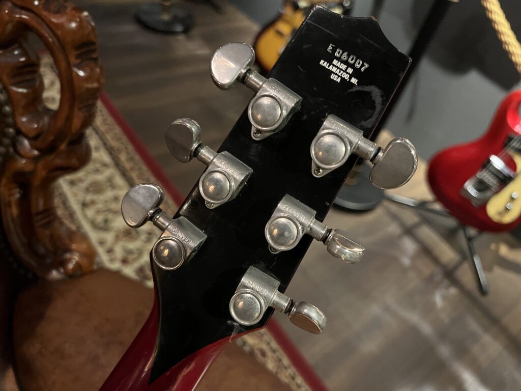 Heritage H-140 Cherry Sunburst 1988年製 エレキギター ヘッド裏