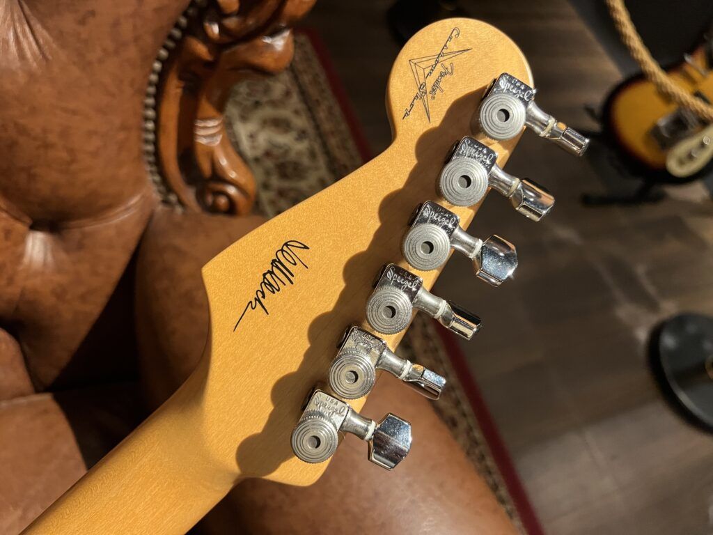 Fender Custom Shop Jeff Beck Stratocaster Olympic White エレキギター ヘッド裏